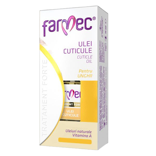 Ulei Cuticule cu Vitamina A și 4 Uleiuri naturale, Farmec Tratament Forte | 11 ml — poza produs 2/2