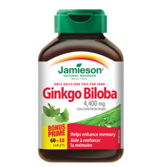 Ginkgo Biloba 80 mg, Jamieson | 90 comprimate
