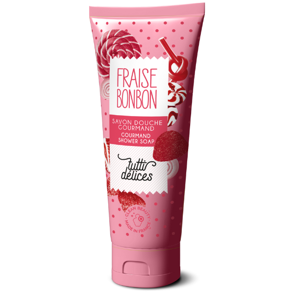 Poza produs Set cadou dama Tutti Delices Fraise Bonbon, Corania | EDT 50 ml + EDT15 ml + gel de dus 100 ml