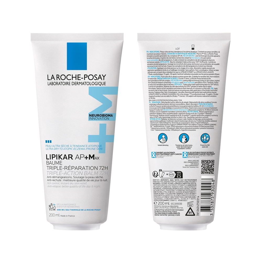 Poza produs Lipikar Baume AP+Max, La Roche-Posay | 200 ml