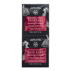 Masca de fata revitalizanta cu extract de rodie, Apivita | 2 x 8 ml