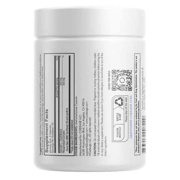 Poza produs GNC CODEAGE LIPOSOMAL GLUTATHIONE 500MG 620CPR 58502