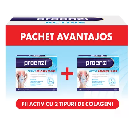 Poza produs PROENZI ACTIVE LICHID 2 X 14 FLACOANE UNIDOZA PACHET AVANTAJOS