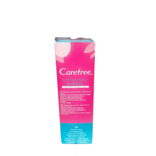 Poza produs TAMP.CAREFREE PANTYLINERS COTTON FRESH X20