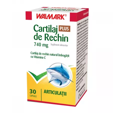 Poza produs Cartilaj de Rechin Plus 740 mg, Walmark | 30 capsule