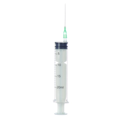 Seringa 20ml 3 componente cu ac 21G, Narcis | 1 buc