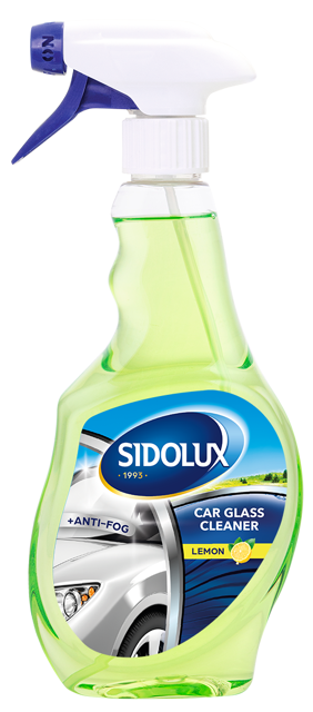 Poza produs Solutie curatare geamuri si oglinzi Lemon Sidolux Car, Lakma | 500 ml