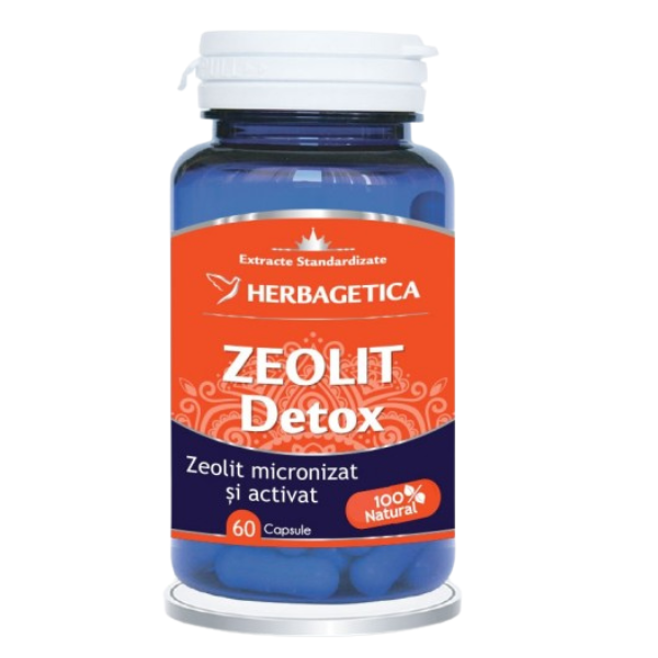 Poza produs Zeolit Detox, Herbagetica | 60 capsule
