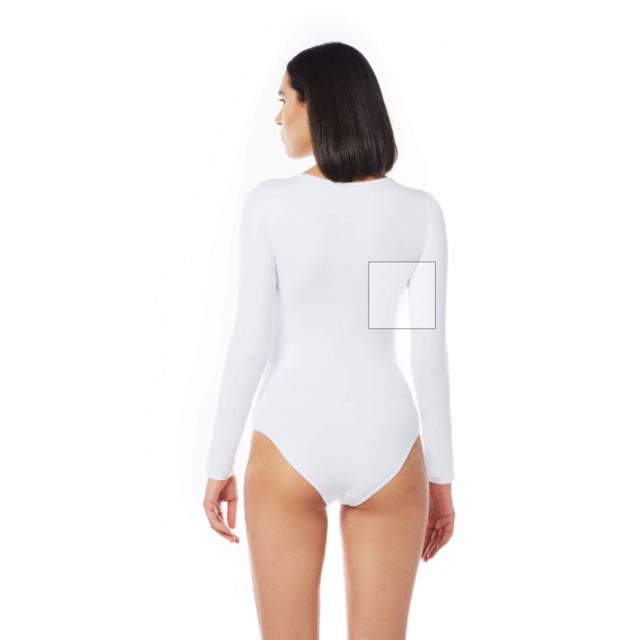 Body dama decoltat BD05 (BD07) ALB, Uniconf | marimea L — poza produs 2/4