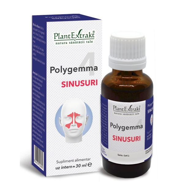 Poza produs Polygemma 4, Sinusuri, Plant Extrakt | 30 ml