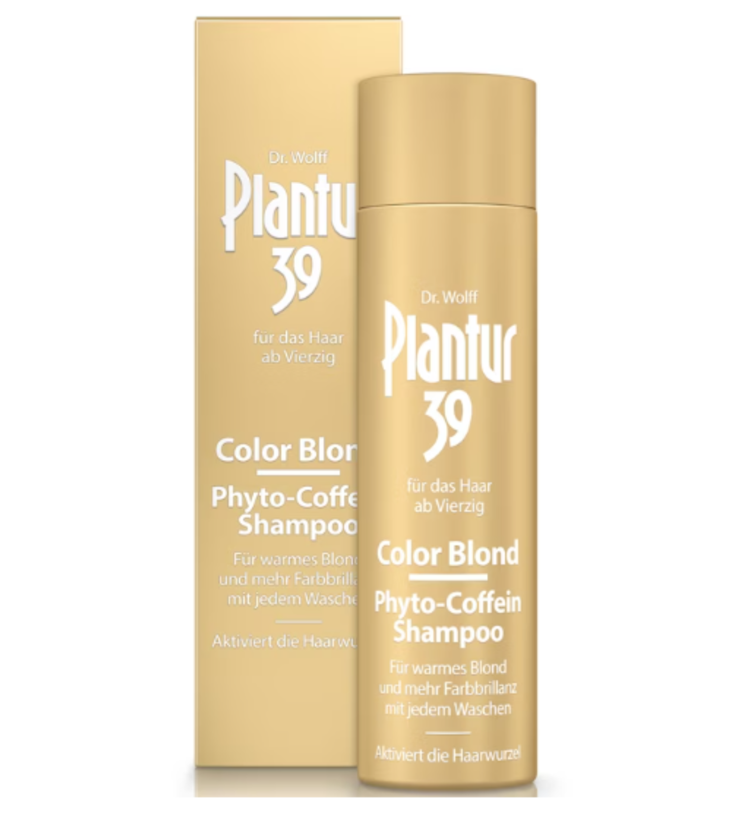 Poza produs Sampon colorant cu cofeina 39 Color Blond Plantur, Dr. Kurt Wolff | 250 ml