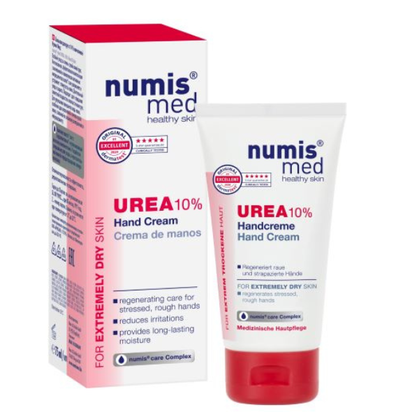 Crema de maini cu uree 10%, Numismed | 75 ml — poza produs 1/3