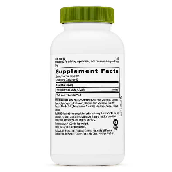 Poza produs GNC SUPERFOODS BEET ROOT 90CPR 202722