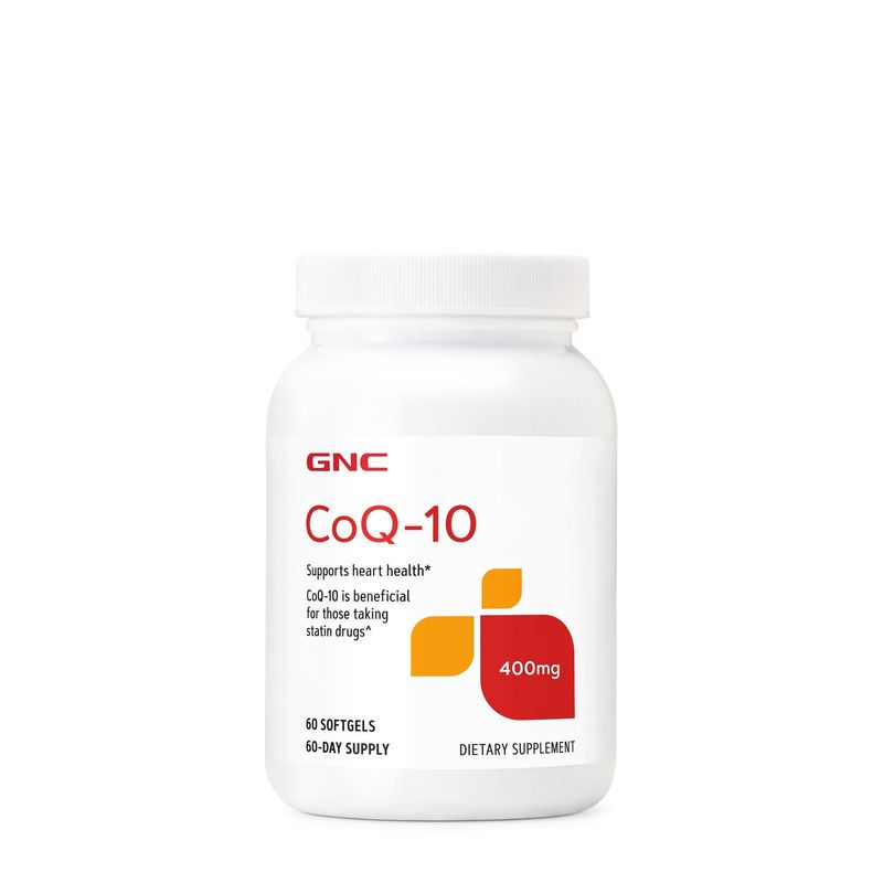 Poza produs GNC CoQ-10 Naturala 400 mg, Coenzima Q-10 | 60 cps