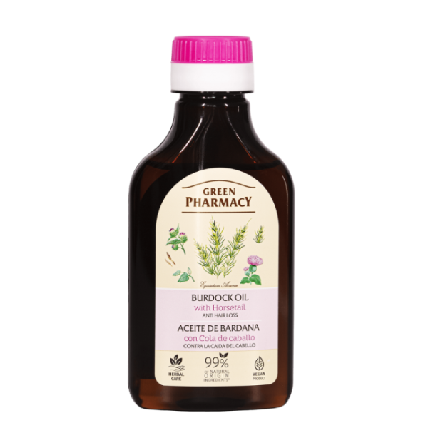 Poza produs Ulei pentru scalp imotriva caderii parului cu Coada Calului, Green Pharmacy | 100 ml