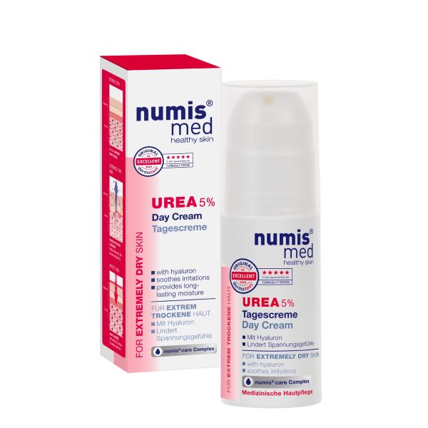 Crema de zi cu uree 5% si Hyaluron, Numismed | 50 ml — poza produs 1/3
