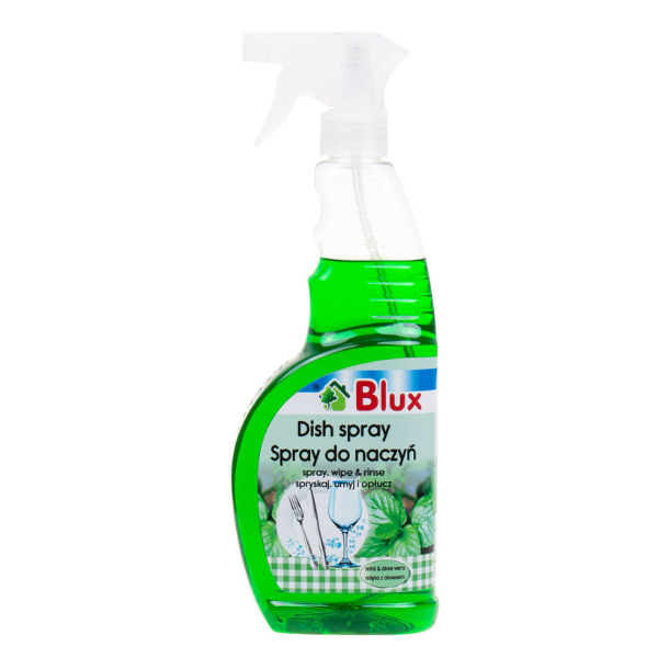 Poza produs Detergent -spray vesela Menta si Aloe Vera, Blux | 650 ml