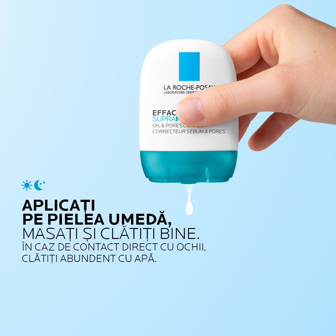 Gel-crema matifiant pentru exces de sebum si pori vizibili Effaclar Supramolecular, La Roche-Posay | 40 ml — poza produs 11/13