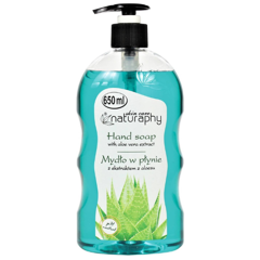 Sapun lichid Glicerina si Extract de Aloe Vera Naturaphy, Blux | 650 ml