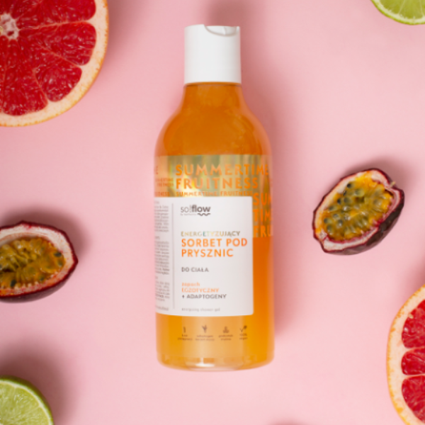 Poza produs Gel de dus So!Flow Sorbet de Fructe Exotice, Green Pharmacy | 400 ml