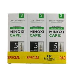 Minoxicapil Women Spray pachet special 3 la pret de 2, Doctor Fiterman | 60 ml x 3