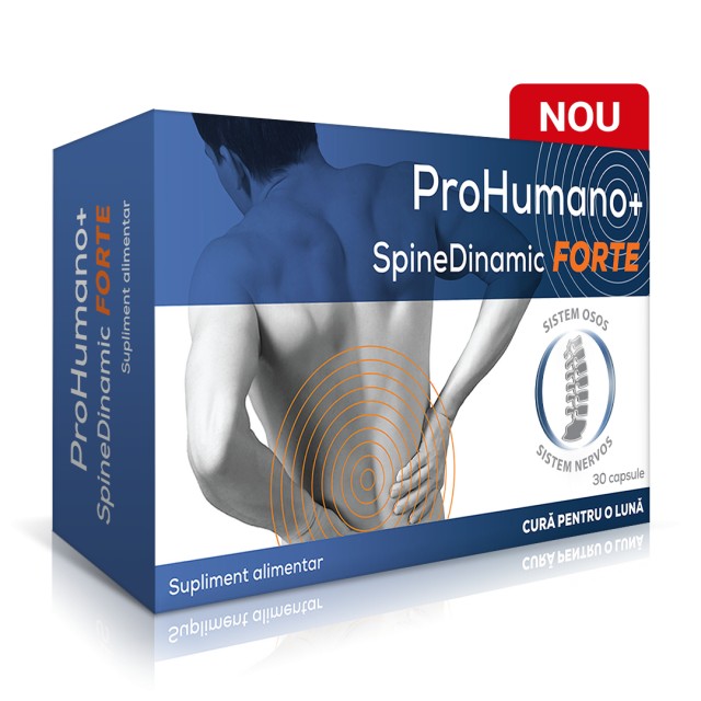 Poza produs ProHumano+ SpineDinamic Forte, Pharmalinea | 30 capsule
