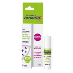 Gel calmant pentru  intepaturi de insecte roll on Dantaderm Parasites, Viva Pharma | 10 ml