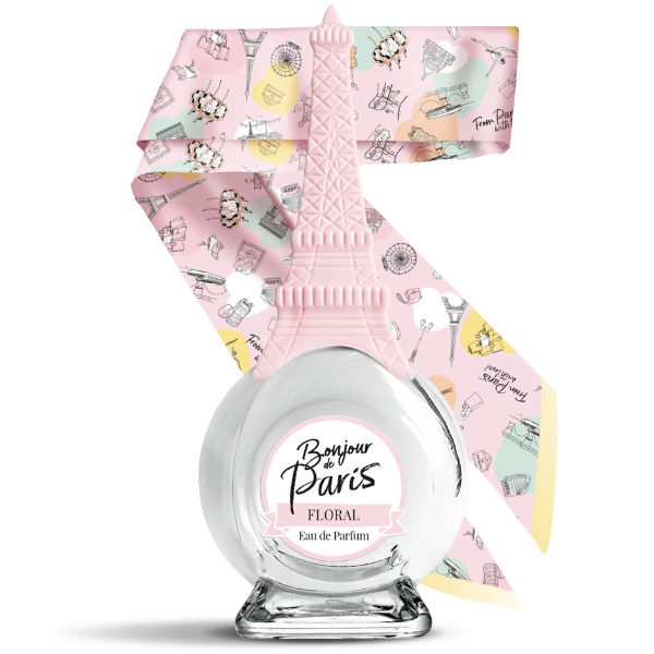 Poza produs Set cadou dama Bonjour de Paris Floral, Corania | EDP 100 ml + esarfa