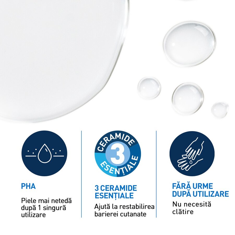 Apa micelara purifianta pentru ten Normal si Gras, Cerave | 400 ml — poza produs 6/8