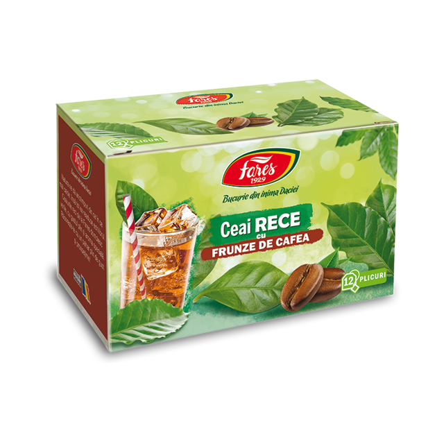 Poza produs Ceai rece cu frunze de cafea, Fares | 12 plicuri