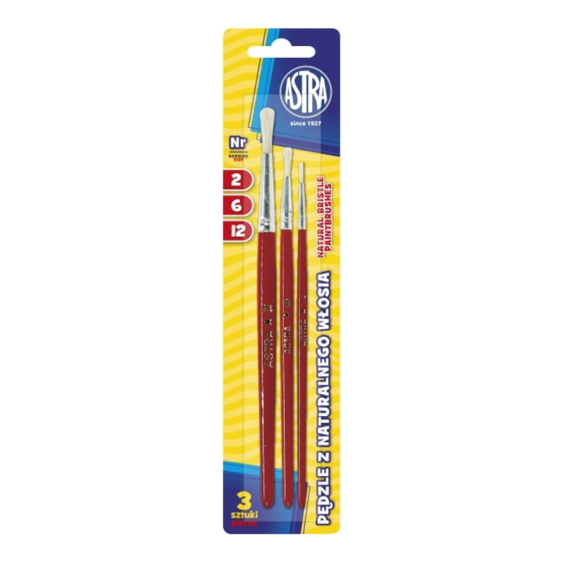Poza produs Set pensule X 3, Astra | 3 buc