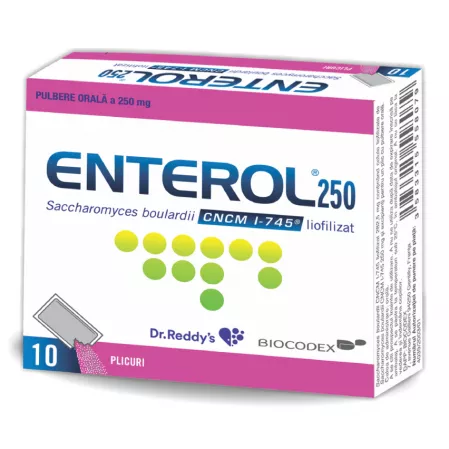 Poza produs Enterol 250 mg pulbere orala, Biocodex | 10 plicuri