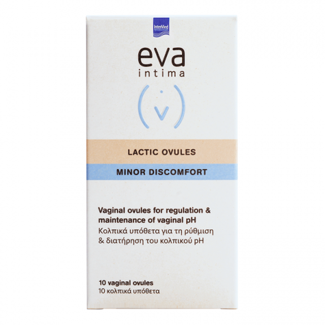 Poza produs Ovule vaginale pentru reglarea si mentinera pH-ului vaginal Eva Intima, Intermed | 10 bucati