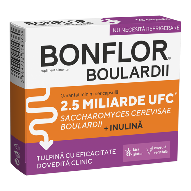 Poza produs Bonflor Boulardii, Fiterman | 10 capsule