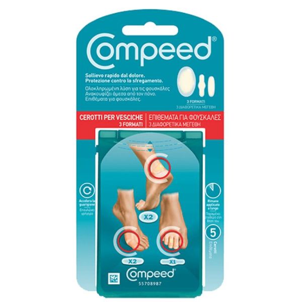 Poza produs Plasturi pentru basici mixt, Compeed | 5 bucati