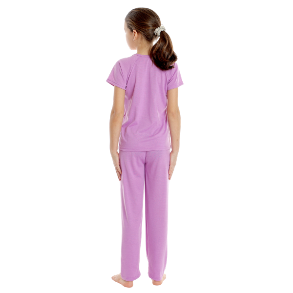 Pijama fete AP2528 lila Heart, Andana | marimea 32 (5/6 ani) — poza produs 3/3