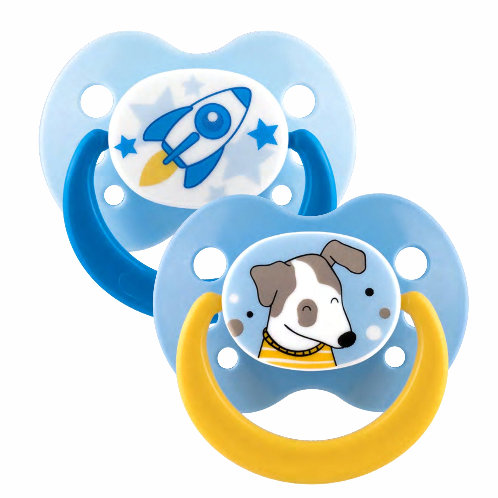 Poza produs Suzete ortodontice din silicon,decorate, 18 luni+ , 28280, Baby Nova | 2 bucati