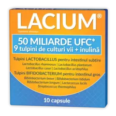 Lacium 50 miliarde UFC, Zdrovit | 10 capsule