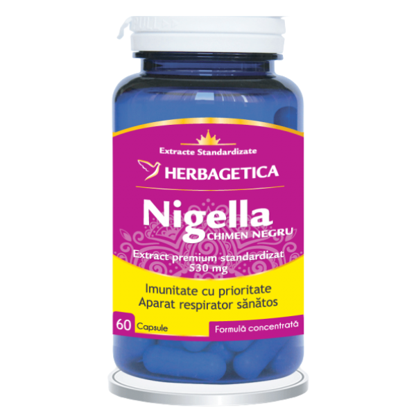 Poza produs Nigella Chimen Negru, Herbagetica | 60 capsule