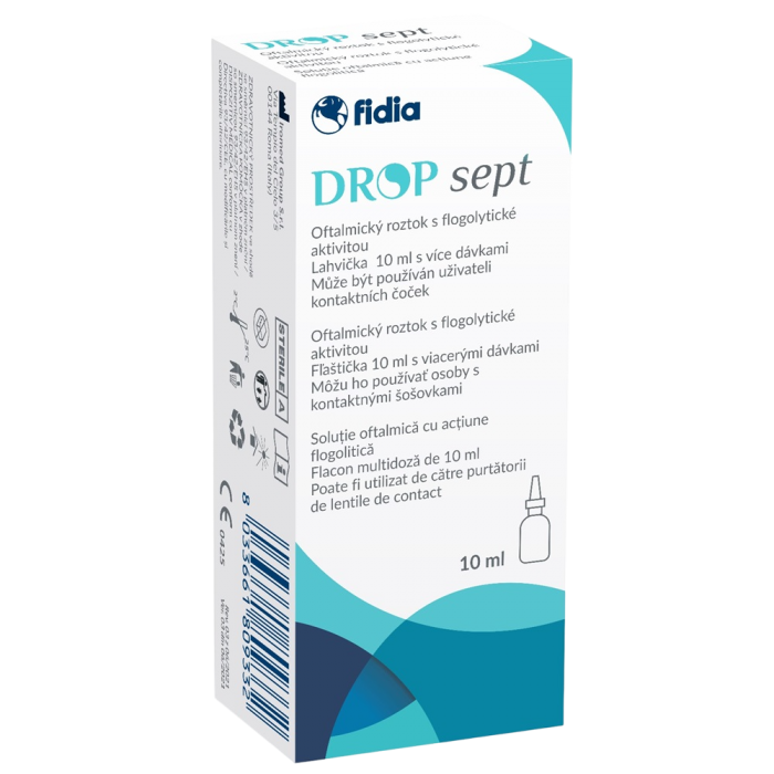 Poza produs Solutie oftalmica Dropsept 10 ml, Fidia Farmaceutici | 10 ml