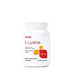 GNC L-lysine 1000 Mg, L-lizina | 90 Tb