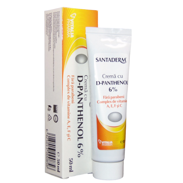 Poza produs SANTADERM CREMA CU D-PANTHENOL 6% 50ML