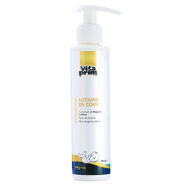 Poza produs Lotiune de corp pentru bebelusi, Vitaprim | 150 ml