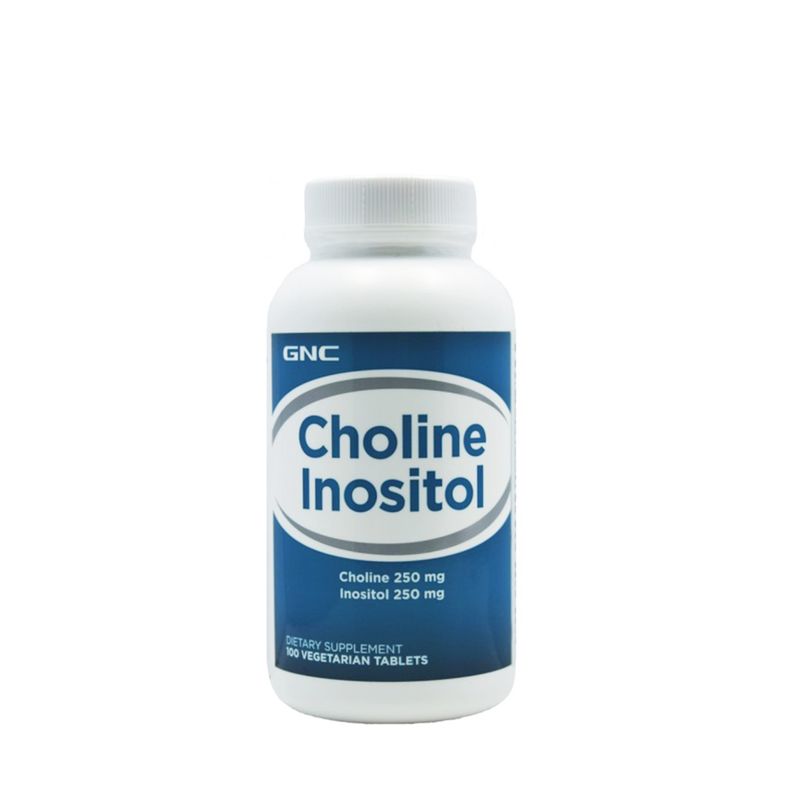 Poza produs GNC Choline Inositol, Colina 250 Mg Si Inozitol 250 Mg | 100 Tb