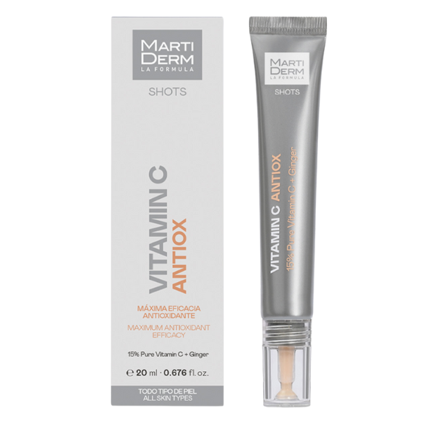 Poza produs Gel fluid antioxidant cu vitamina C Antiox Shots, Martiderm | 20 ml