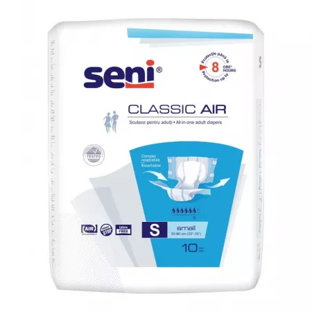 Poza produs Scutece adulti Classic Air Small, Seni | 10 bucati
