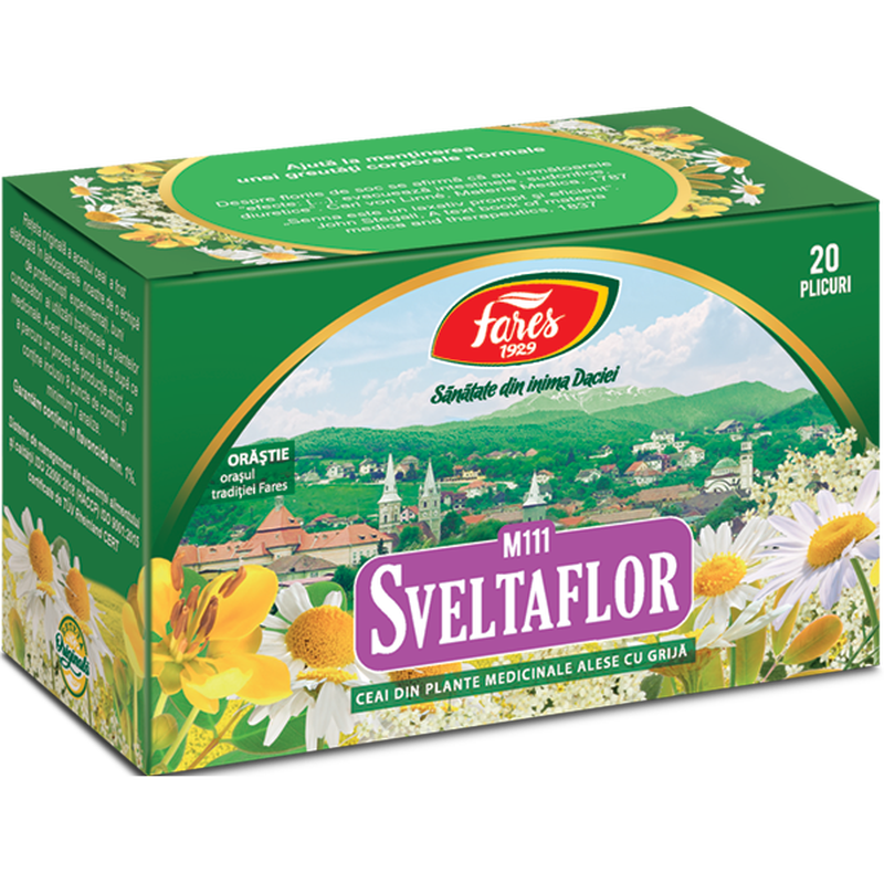 Poza produs Sveltaflor, M111, ceai la plic, Fares | 20 plicuri