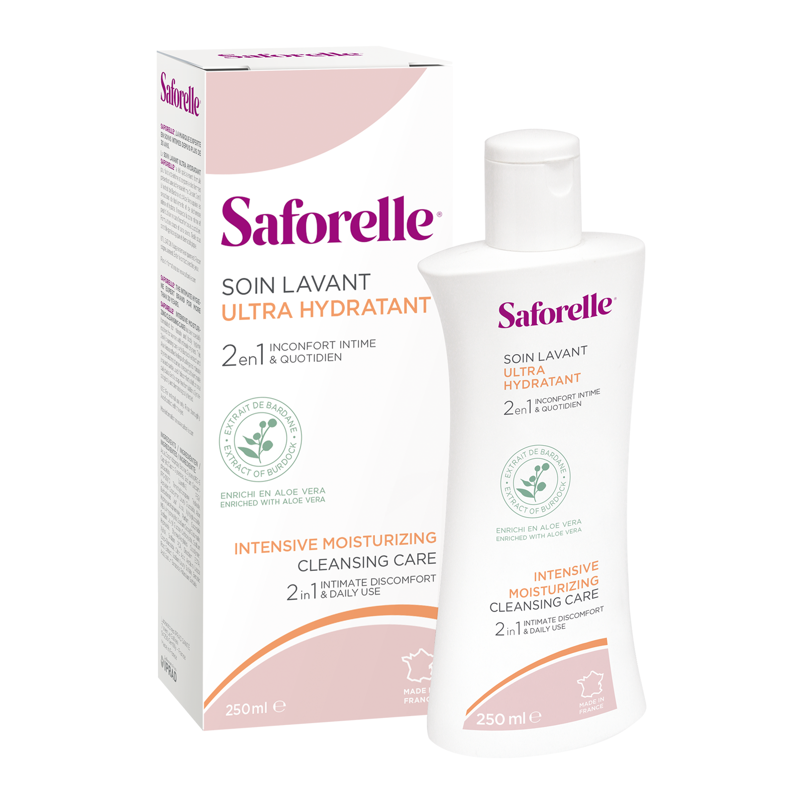 Poza produs Gel igien intim si corporals ultrahidratant Saforelle, Biocodex | 250 ml