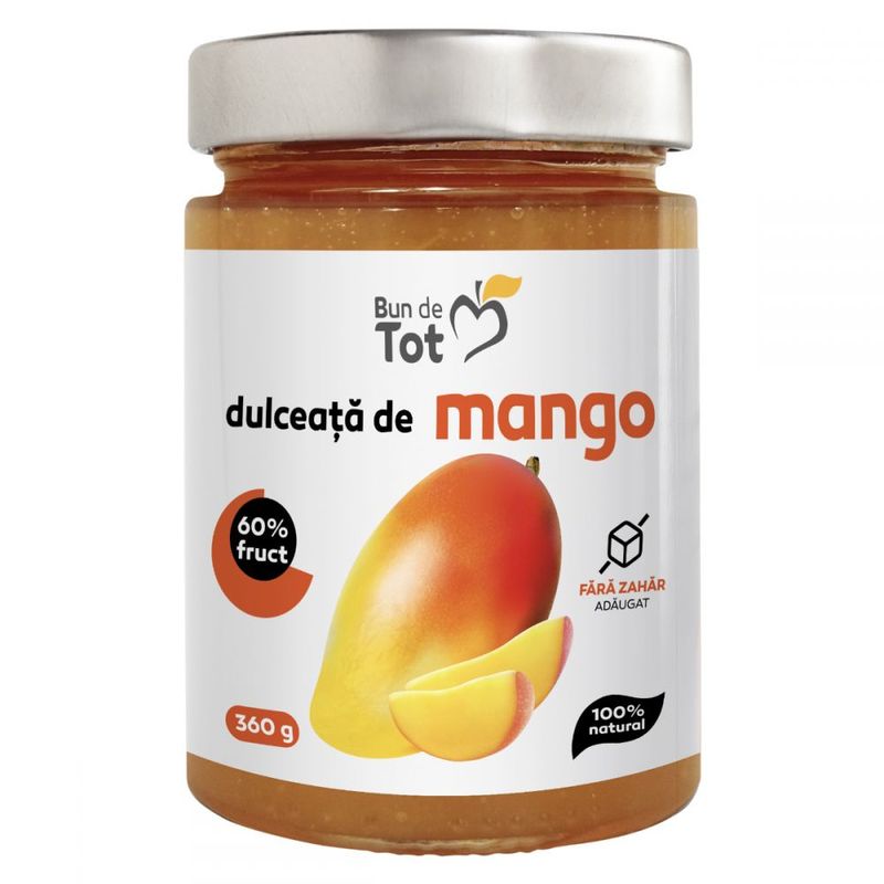 Poza produs Bun de tot dulceata de mango, fara zahar, Dacia Plant | 360g