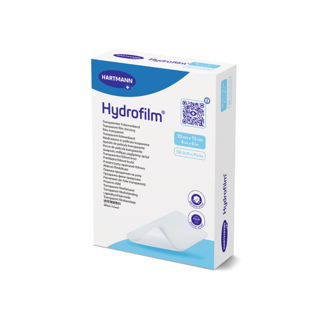 Poza produs Pansament transparent Hydrofilm, 10 x 15 cm, Hartmann | 50 bucati